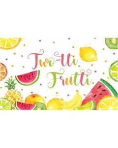 Allenjoy Twotti Frutti Backdrop Summer Fruit Theme Birthday Banner Tutti Fruity Party Decorations Girls 2nd Bday Photography Background Photoshoot Studio Booth Props