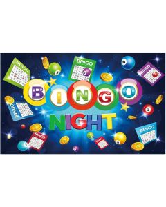 Allenjoy Bingo Night Theme Backdrop Game Time Cards Winning Ball Party Supplies Background Cake Table Decor Photobooth Gift Prop