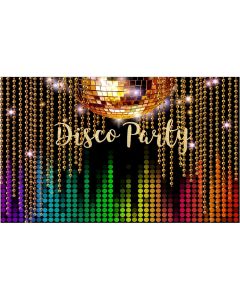 Allenjoy Photography Backdrop Disco Neon Back to 80s 90s Birthday Party Decoration Supplies Let's Crazy in The Dark Dessert Banner Photography Background Photo Studio Booth Props Decor